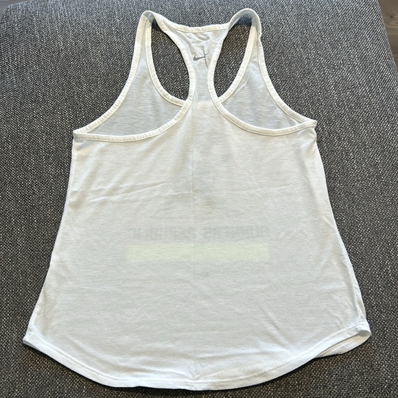 Nike Dri-fit top, white, size medium - Picture 2 of 4